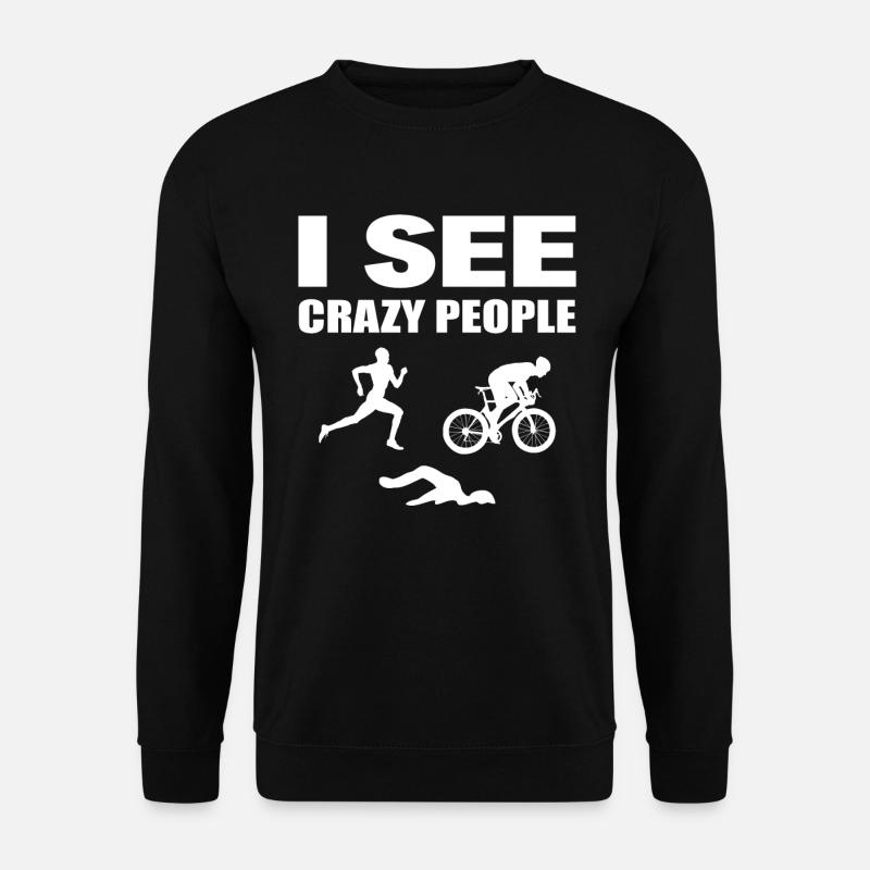 Triathlonsport Triathlet - Unisex Pullover - Schwarz