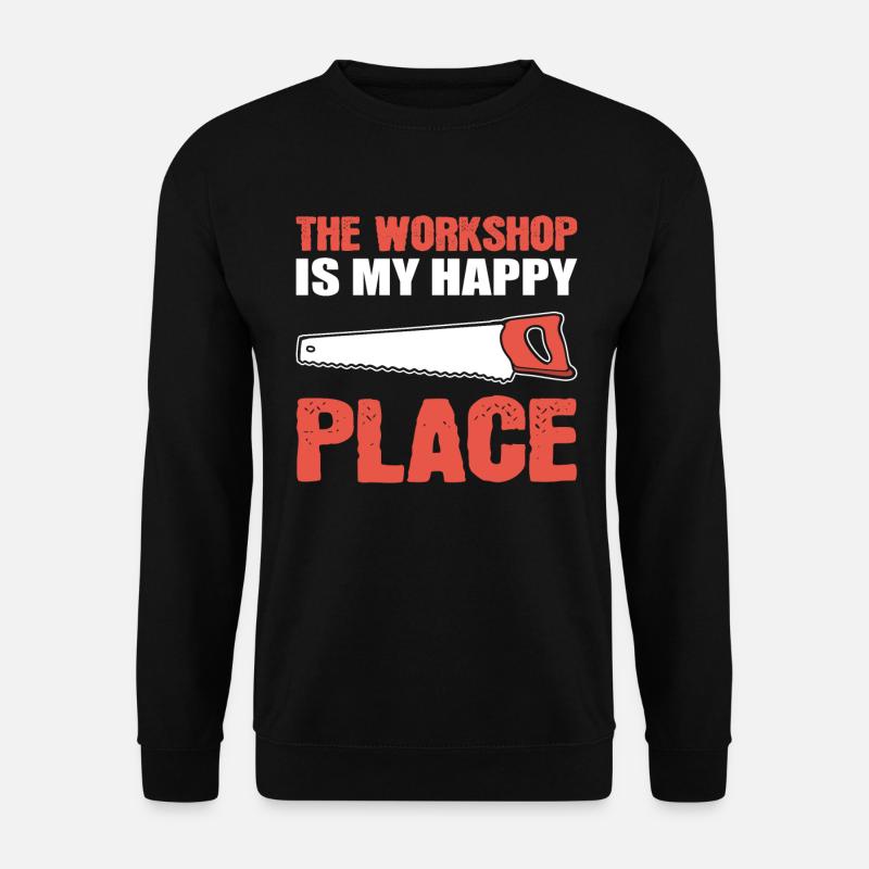 Holzarbeiter Vater Tischler - Unisex Pullover - Schwarz