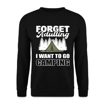 Ziehungen Naturliebhaber - Unisex Pullover - Schwarz - Vorne - Alina (178cm) & Michal (187cm)