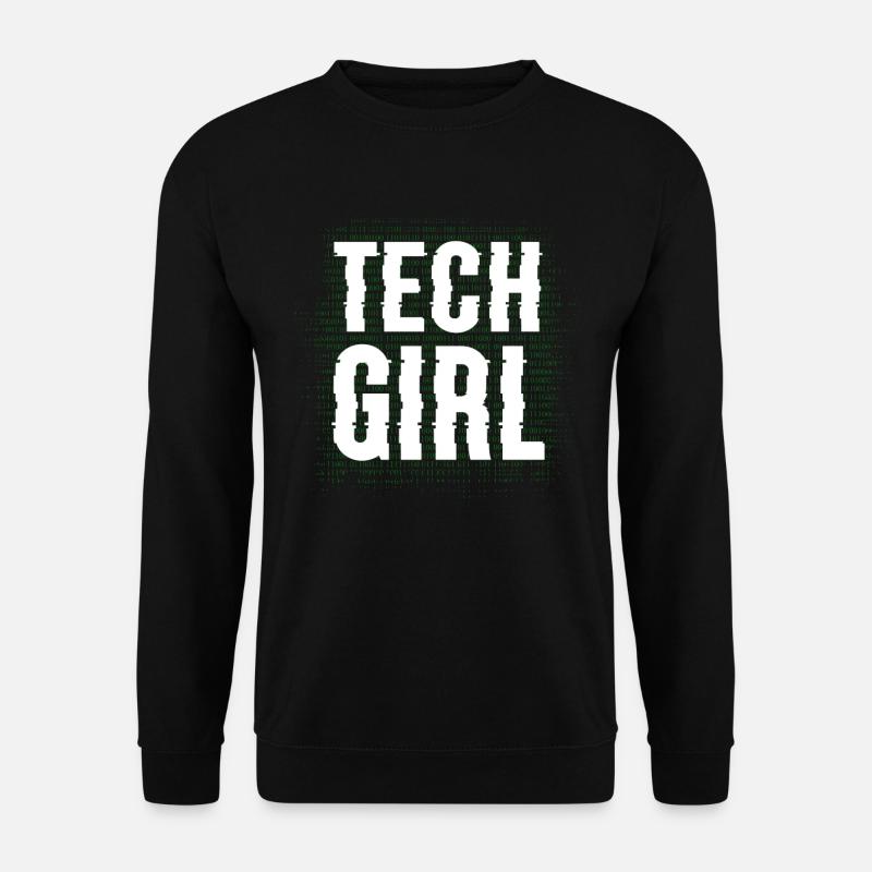 Tech Girl Programmiererin - Unisex Pullover - Schwarz