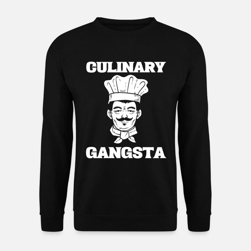 Culinary Gangsta Koch - Unisex Pullover - Schwarz