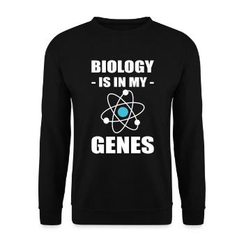 Wissenschaft Biologie Biologieprofessor - Unisex Pullover - Schwarz - Vorne - Alina (178cm) & Michal (187cm)