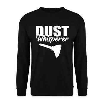 Dust Whisperer Dienstmädchen - Unisex Pullover - Schwarz - Vorne - Alina (178cm) & Michal (187cm)