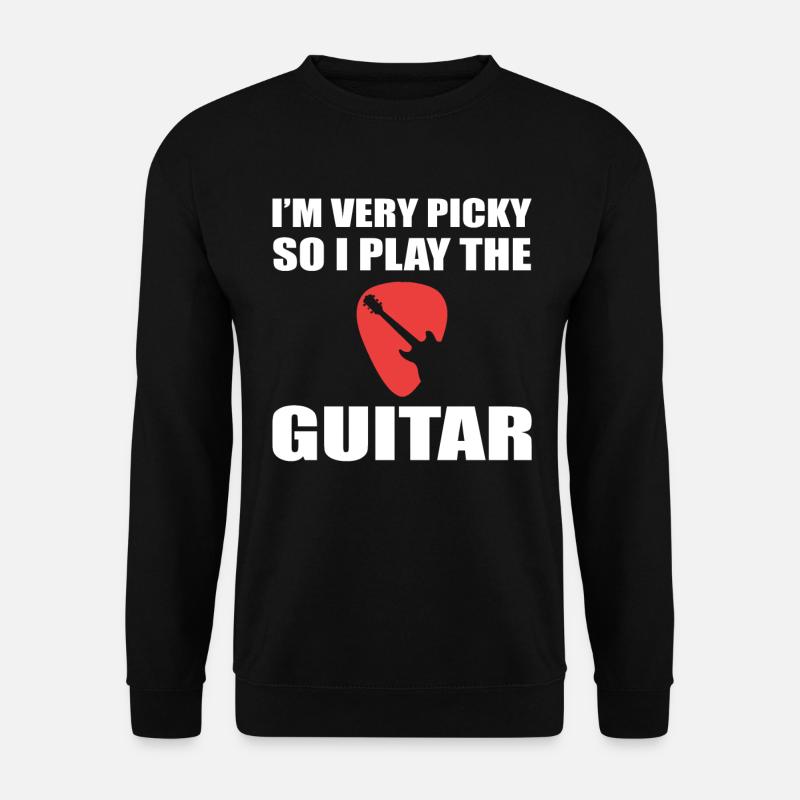 Gitarre Gitarrist - Unisex Pullover - Schwarz