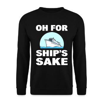 Kreuzfahrturlaub Tourist - Unisex Pullover - Schwarz - Vorne - Alina (178cm) & Michal (187cm)