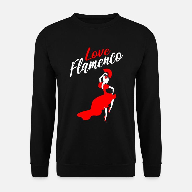 Flamenco -Tänzer Choreograph - Unisex Pullover - Schwarz