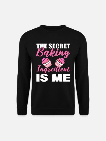 Zutaten backen Konditor - Unisex Pullover - Schwarz