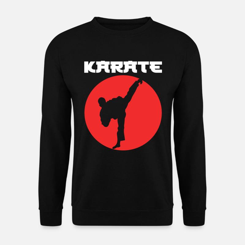 Karate Karateka - Unisex Pullover - Schwarz