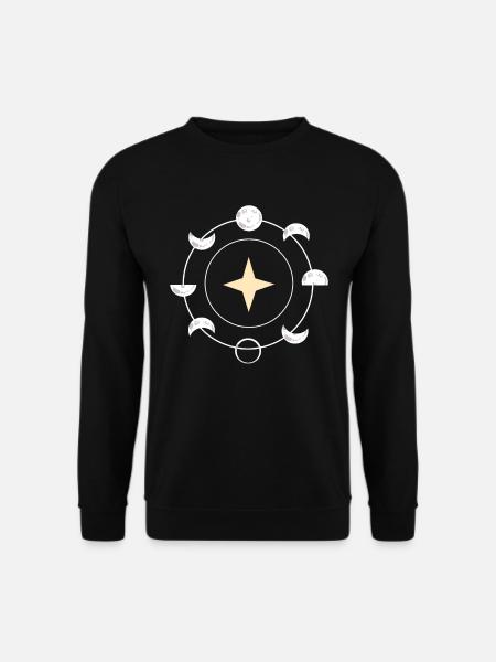 Astrologie Mondfinsternis Astrologe - Unisex Pullover - Schwarz