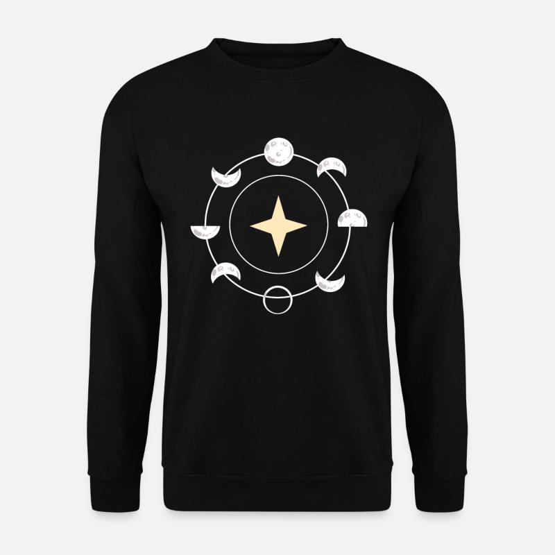 Astrologie Mondfinsternis Astrologe - Unisex Pullover - Schwarz