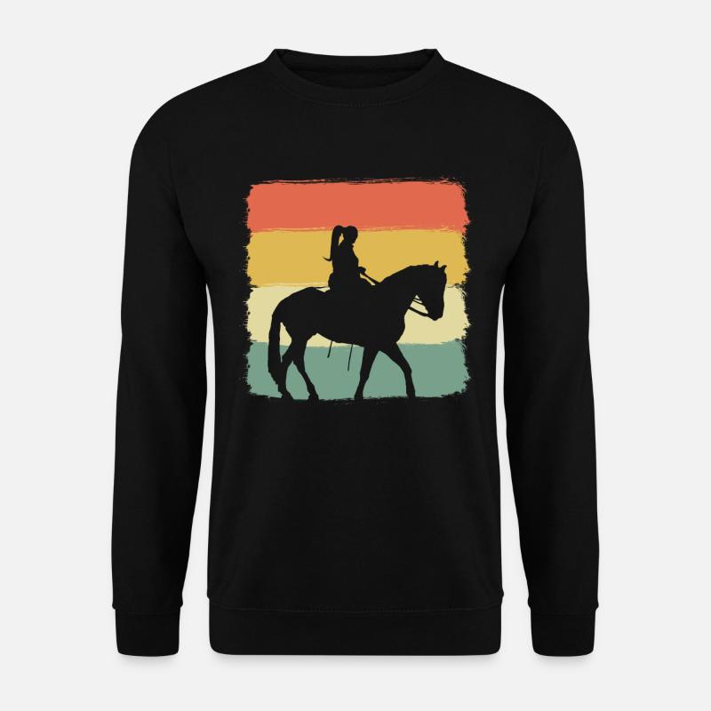 Equestrian Reiter - Unisex Pullover - Schwarz