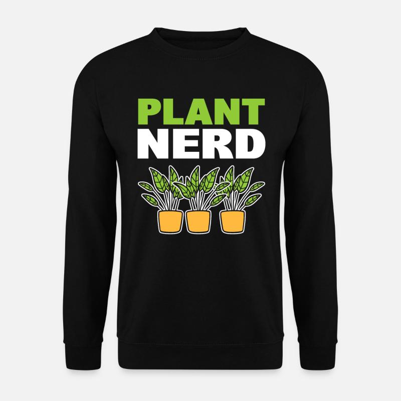 Plant Nerd Ökologe - Unisex Pullover - Schwarz