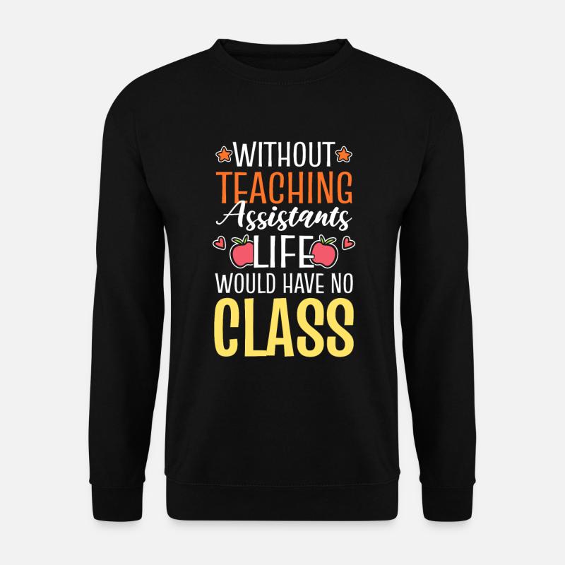 Lustiger Lehrassistent Schullehrer - Unisex Pullover - Schwarz