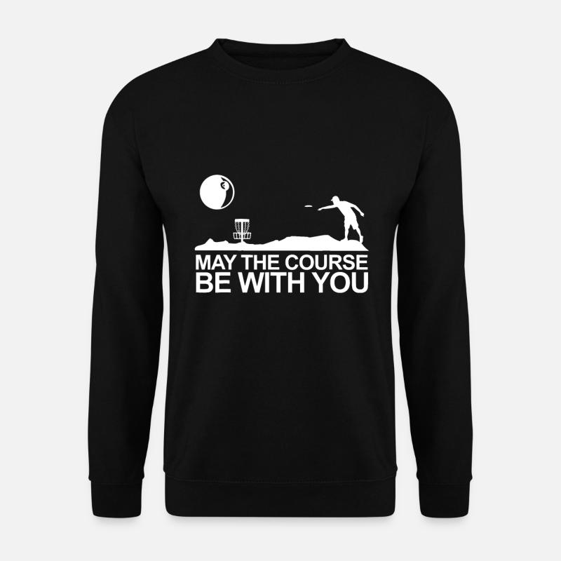 Que le parcours soit avec vous Frisbee Golf - Sweat-shirt Unisexe - noir
