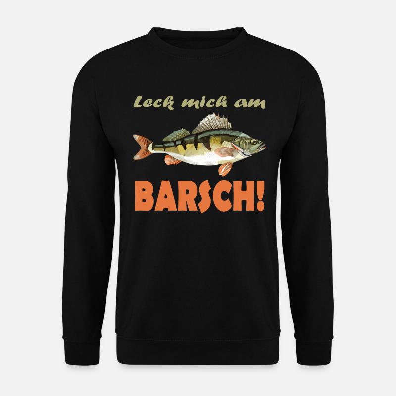 Leck mich am Barsch! - Unisex Pullover - Schwarz