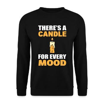 Liebhaber von Kerzen machen Chandler - Unisex Pullover - Schwarz - Vorne - Alina (178cm) & Michal (187cm)