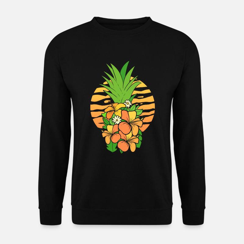 Tropenananas Ananas -Picker - Unisex Pullover - Schwarz