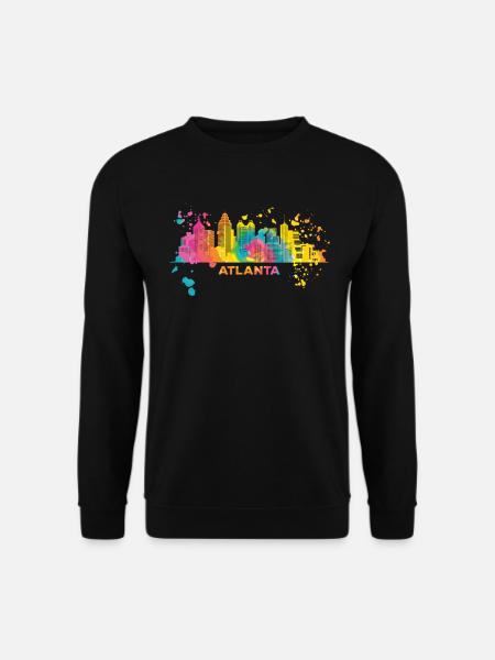 Atlantans Skyline Atlanta - Unisex Pullover - Schwarz