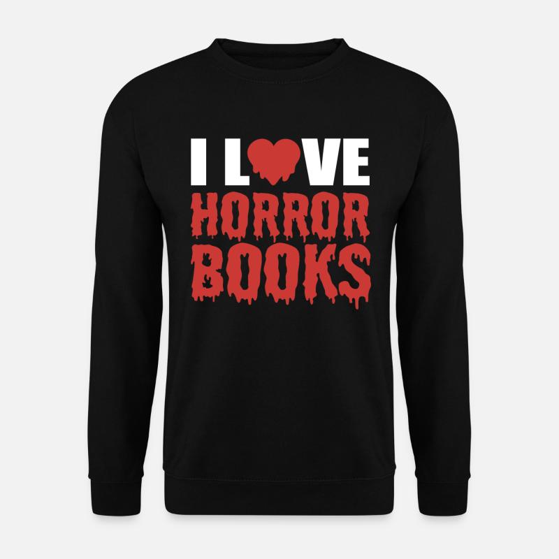 Horrorbuchliebhaber Geisterjäger - Unisex Pullover - Schwarz