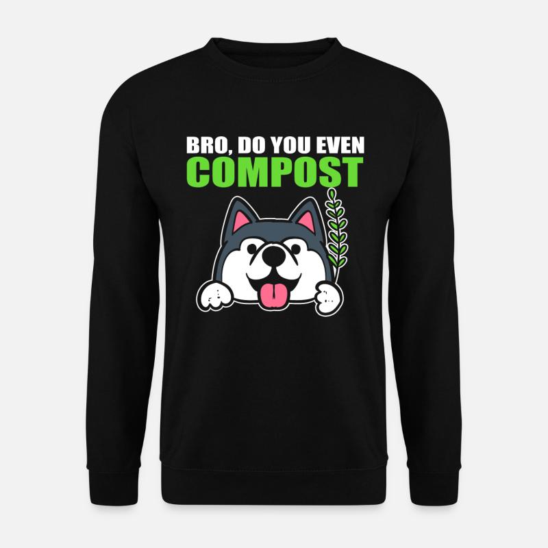 Lustige Gartenarbeit Gärtner - Unisex Pullover - Schwarz