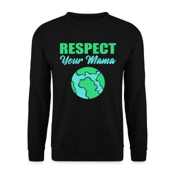 Naturliebhaber Umweltaktivist - Unisex Pullover - Schwarz - Vorne - Alina (178cm) & Michal (187cm)