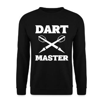 Dart Master Dartmeister - Unisex Pullover - Schwarz - Vorne - Alina (178cm) & Michal (187cm)
