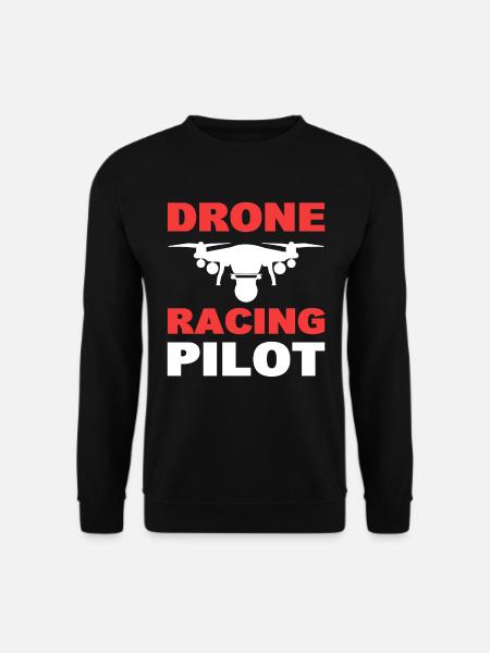 Lustiger Drohnenpilot Drohnenpilot - Unisex Pullover - Schwarz