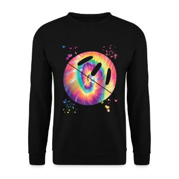 Pickleball Colorsplash Wiffleball Club - Unisex Sweatshirt - black - Front - Alina (178cm) & Michal (187cm)