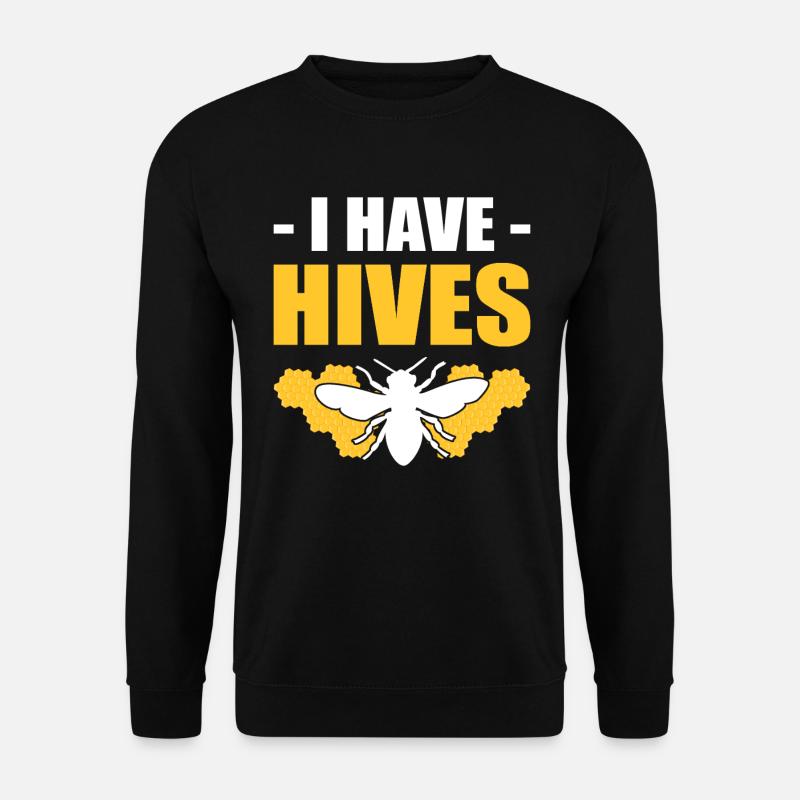 Honigbienenstock Imker - Unisex Pullover - Schwarz