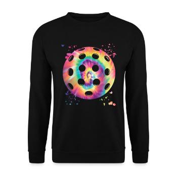 Wiffleball Club Pickleball Team - Unisex Sweatshirt - black - Front - Alina (178cm) & Michal (187cm)