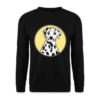 Dalmatiner Tierarzt - Unisex Pullover - Schwarz - Vorne - Alina (178cm) & Michal (187cm)