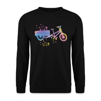 Heavy Duty Bike Cargo Bike Cargo Bike Cargo Bike - Sweat-shirt Unisexe - noir - Devant - Alina (178cm) & Michal (187cm)