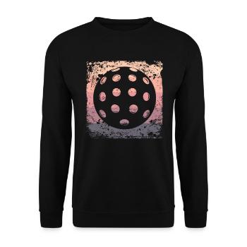 Pickleball Vintage Wiffleball Club - Unisex Sweatshirt - black - Front - Alina (178cm) & Michal (187cm)