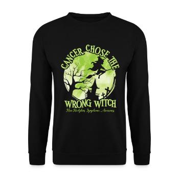Krebs-limmon-non-hodgkin-lymphom - Unisex Pullover - Schwarz - Vorne - Alina (178cm) & Michal (187cm)