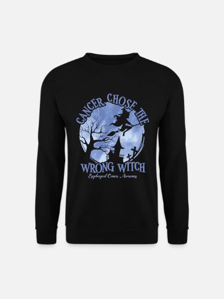 Cancer Witch Periwinkle Esophageal - Unisex Sweatshirt - black