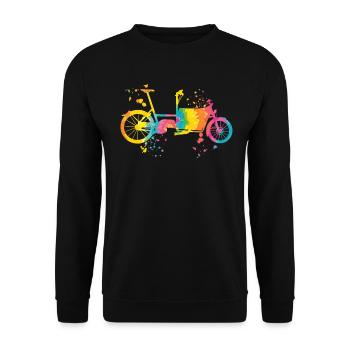 Heavy Duty Bike Cargo Bike Cargo Bike Cargo Bike - Sweat-shirt Unisexe - noir - Devant - Alina (178cm) & Michal (187cm)