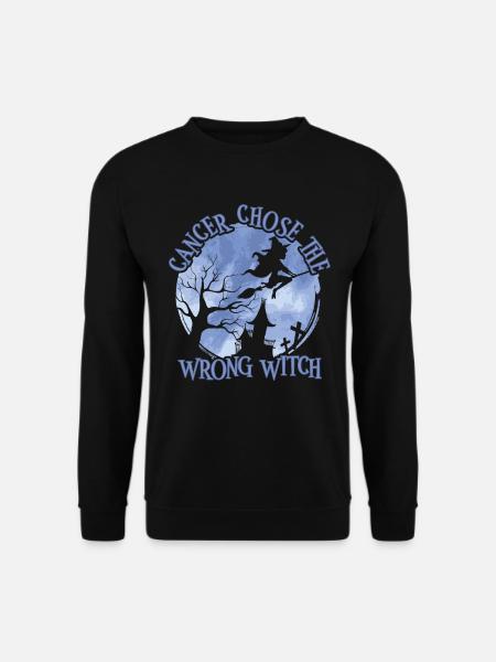 Cancer Witch Periwinkle Esophageal - Unisex Sweatshirt - black