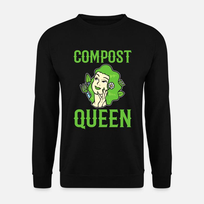 Lustiger Kompostierbauer Vermikulturistin - Unisex Pullover - Schwarz