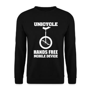 Liebhaber Einheitspunkte Pedaler - Unisex Pullover - Schwarz - Vorne - Alina (178cm) & Michal (187cm)