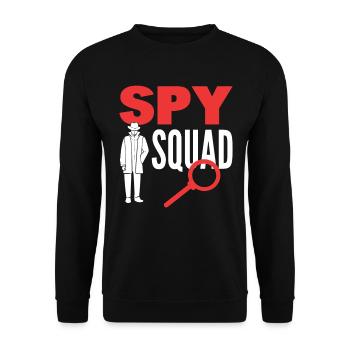 Spy Squad Privatdetektiv - Unisex Pullover - Schwarz - Vorne - Alina (178cm) & Michal (187cm)