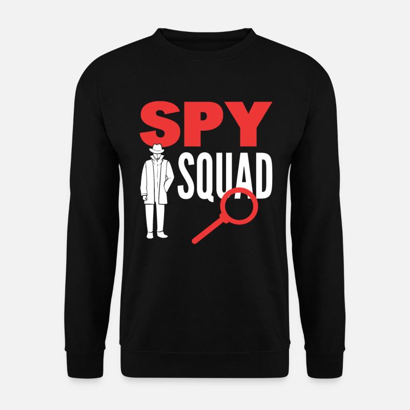 Spy Squad Privatdetektiv - Unisex Pullover - Schwarz