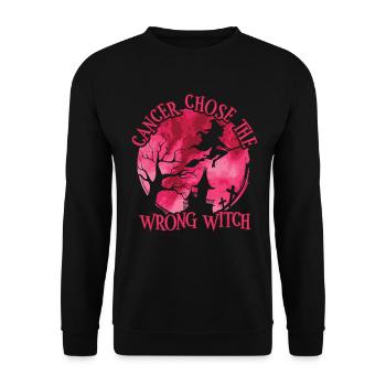 Sorcière Bourgogne Cancer du myélome multiple - Sweat-shirt Unisexe - noir - Devant - Alina (178cm) & Michal (187cm)