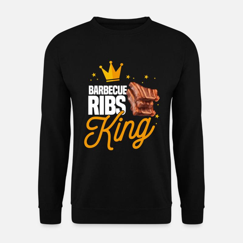 Barbecue Ribs King - Unisex Sweatshirt - black