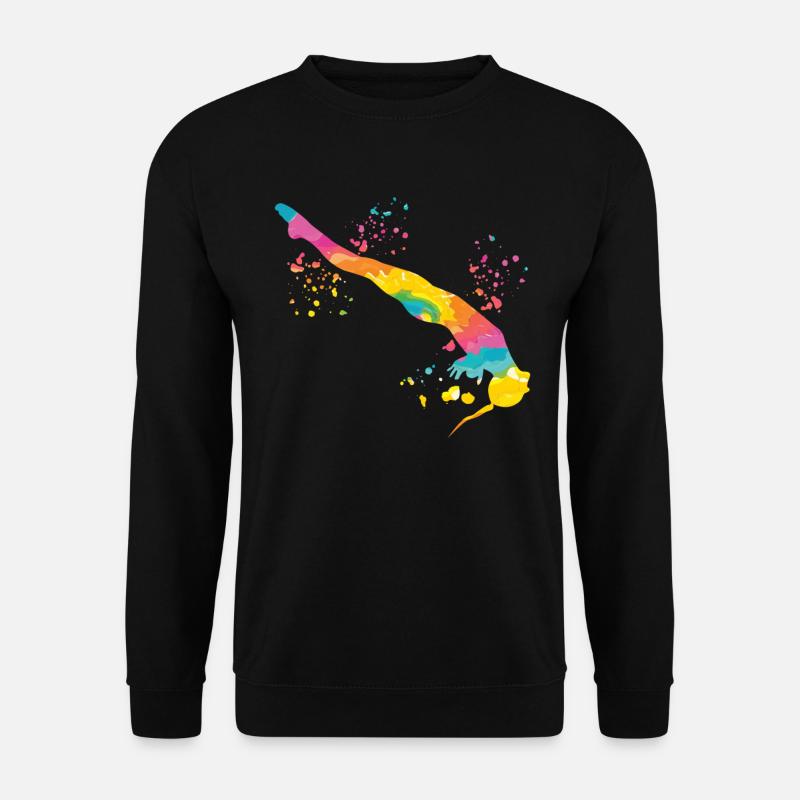 Diving Synchronized Diving - Unisex Sweatshirt - black