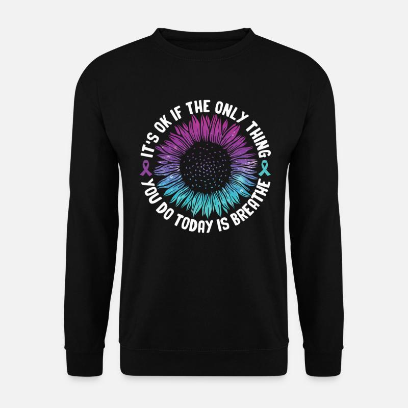 Bewusstsein Für Suizidprävention - Unisex Pullover - Schwarz