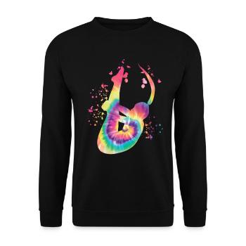 Diving, Artistic Jumping, Synchronized Diving - Unisex Sweatshirt - black - Front - Alina (178cm) & Michal (187cm)