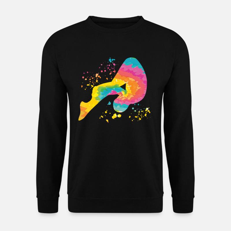 Turmspringen Synchronspringen Kunstspringen - Unisex Pullover - Schwarz