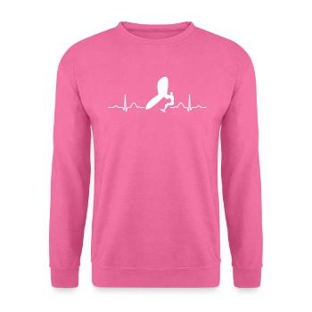 Flügel Surfer Wingsurfing Retro Folie Flügel - Unisex Pullover - Pink - Vorne