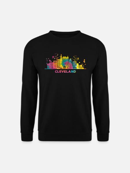 Clevelander Skyline Cleveland - Unisex Sweatshirt - black