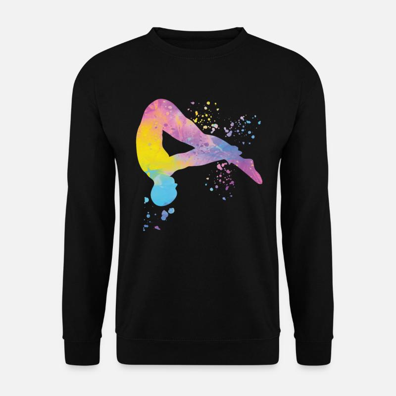 Diving, Synchronized Diving, Artistic Jumping - Unisex Sweatshirt - black